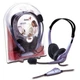 Гарнітура ПК стерео Genius HS-04S, 2х mini-jack, 2м, фіолетовий - изображение 2