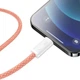 Кабель Baseus Dynamic Series Fast Charging Cable Type-C to Lightning 20W 2m CALD000107 Orange - изображение 5