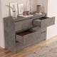 Комод Furnigrade КМ - 10 індастріал 1100х760х400 - зображення 1