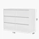 Комод Furnigrade КМ - 10 венге 1100х760х400 - изображение 3