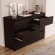 Комод Furnigrade КМ - 10 венге 1100х760х400 - изображение 2
