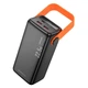 Внешний аккумулятор повербанк power bank Borofone BJ66 40000mAh|2USB/Type-C, Быстрая зарядка 22.5W, LED-дисплей, фонарь| black - изображение 1