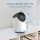 IP-камера 3Мп YI Dome U 360 ° 1296P 2K поворотная камера видеонаблюдения, видеоняня (YHS.5020) - изображение 3
