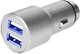 Автомобильное зарядное устройство UFT CC10 USB x 2 Серебристый (UFTCC10Silver) - изображение 1
