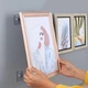 Універсальне клейке кріплення гачок для картини, фоторамки, годинника, з прозорою основною 6x6 см, набір 5шт - зображення 2