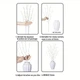 Гирлянда-ветка Brush light белая на батарейках - изображение 2