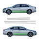 Хромированные молдинги двери Volkswagen Passat NMS США 2011-18 комплект 4 шт 561853516A, 561853754A, 561853515A, 561853753A - изображение 1