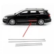 Хром молдинг, накладка двери задней левой Volkswagen Passat B6 Европа универсал (2005-10) 3C0-853-753-C2ZZ - изображение 1