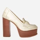 Женские лоферы кожаные Michael Kors 996147242 40.5 Золотистые (1159817573) - изображение 1