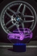 3d-светильник БМВ, BMW, 3д-ночник, несколько подсветок (bluetooth), подарок автолюбителю - изображение 4