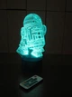 3d-светильник R2D2 Star wars Звездные войны, 3д-ночник, несколько подсветок (на пульте) - изображение 6