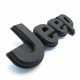 Эмблема надпись логотип Jeep (ABS, чёрный, матовый) 18,5*7,0 см - изображение 3