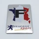 Емблема алюмінієва Peugeot Sport 4,0*6,0 см - зображення 3