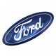 Эмблема логотип вставка в значок Ford 125*49 мм (хром+синий) 4M518216AA - изображение 1