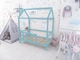 Дитяче ліжко будиночок Монтессорі BUSY WOOD на ніжках Модель 2 160x80 см Блакитне - зображення 3