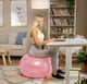 Фітбол масажний Hop-Sport 65см рожевий + насос - зображення 4
