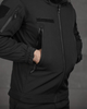 Тактичний зимовий костюм 3в1 Police SoftShell штани+куртка+кофта 2XL чорний (89848) - зображення 5