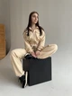 Спортивний костюм жіночий трьохнитка петля (L) VivaVerba молочний 1005 milk - изображение 1