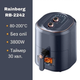 Аэрофритюрница с таймером Rainberg RB-2242 LCD Дисплей Фритюрница 6 л 3800W - изображение 3