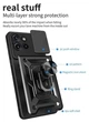 Чохол Camshield з кільцем-підставкою на Motorola Edge 50 Neo / black - зображення 2