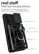 Чехол Camshield c кольцом-подставкой на Realme Note 50 / black - изображение 2