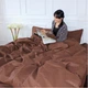 Постільна білизна MirSon Ranforce Elite 19-1217 Chocolate perla 143х210 (2200004669465) - изображение 2
