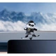 Фигурка - слайдер в авто на дисплей Медведь сноубордист Sliding Bear Snowboarder Black в кепке - изображение 4