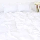Постільна білизна MirSon Satin Stripe 30-0001 White 160х220 Сімейний (2200005245712) - зображення 2