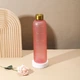 Пляшка для води Refill на 1000 мл розова з золотистою кришкою - зображення 2