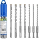 Набор буров S&R Meister SDS-Plus 7 шт (211243007) - изображение 1
