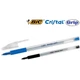 Ручка шариковая BIC Cristal Grip Крістал Гріп 1,0 мм чорная, корпус прозрачный пластик - изображение 2