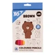 Олівці кольорові 18 кол Line Friends YES (290712) - зображення 1