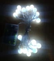 Светодиодная гирлянда на батарейках и USB Шарики матовые, 20 LED, 3м, Белый - изображение 6