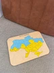 Пазл навчальний Papa Wood Мапа України Блакитний/Жовтий - зображення 5