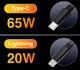 Автомобильное зарядное устройство UFT CC3-TL 4 в 1 60 Вт Type-C + Lightning со сверхбыстрой зарядкой (UFTCC3-TL) - изображение 7