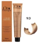 Безаммиачная крем-краска для волос Fanola Oro Therapy №9/3 Very Light Blonde Golden 100 мл - изображение 1