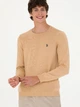 Джемпер мужской U.S. Polo Assn 50275848-VR123 M Песочный меланж (ROZ6501056132) - изображение 4