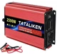 Інвертор Tataliken, чистий синус, перетворювач напруги, на 2500W 12V- 220V (1000W номінал) - зображення 1