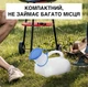 Дорожній пластиковий туалет 2 в 1 для чоловіків / жінок / дітей, туристичний пісуар - лійка для подорожей, 1000 мл, синій (93621110) - зображення 2
