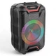 Портативна колонка ZQS-8128 Black TF USB TF USB Bluetooth з мікрофоном, пультом ДУ - зображення 4