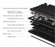 Игровая клавиатура HATOR Gravity X TKL Orange White (HTK551UA) - изображение 8