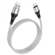 Зарядний кабель HOCO X50 Excellent Lightning 2.4A 1m Grey - изображение 1