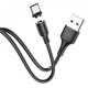Зарядний кабель HOCO X52 Sereno Magnetic Type-C 3A 1.2m Black - изображение 4