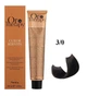 Безаміачна крем-фарба для волосся Fanola Oro Therapy №3/0 Dark chestnut 100 мл - зображення 1