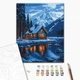 Картина за номерами 40х50 см. Льодяне дзеркало озера. Brushme 4193 - зображення 2