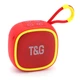 Портативная Bluetooth колонка T&G TG659 AUX+MicroSD+FM+USB 500 mAh 5W Red (7_01309) - изображение 1