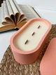Свеча ароматическая Julia's Candle Vanilla в гипсовом кашпо 375мл (554777020) - изображение 1
