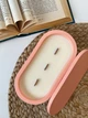 Свеча ароматическая Julia's Candle Vanilla в гипсовом кашпо 375мл (554777020) - изображение 2