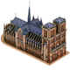3D пазл Piececool Нотр-Дам де Пари сборная металлическая (1014-956-00) - изображение 4