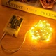 Светодиодная гирлянда нить "Роса" 10 м, 100 LED, теплый белый, на батарейках 2 режима свечения WX031 - изображение 5